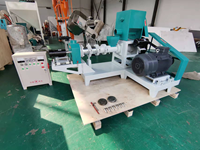 Nouvelle machine à fabriquer des granulés flottants et coulants pour aliments pour poissons en acier inoxydable |   Extrudeuse haute capacité 200 kg/h