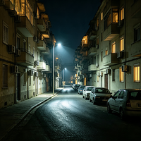 Lampadaire LED avec protection IP66 au niveau du système, certifié CE ROHS, SMD 3030, garantie 5 ans, télécommande, haute performance usine