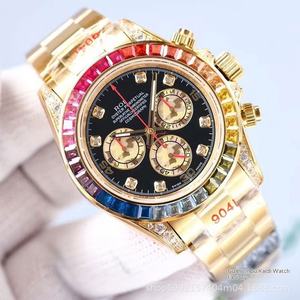 Reloj Laojia Rainbow Dido Gysophila Pearl de 40 mm, Acero Inoxidable, Mecánico Automático, Segundero, Comercio Exterior Transfronterizo, para Hombre - Product Image 3