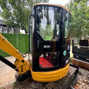 Mini-excavatrice sur chenilles CAT303C d'occasion de 3 tonnes, directement de l'usine, moteur et pompe Caterpillar japonais pour travaux agricoles et de construction - Product Image 5
