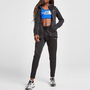 China cheap low moq women winter tracksuit thick warm blank women 2 piece jogging suit sets - Product Image 3