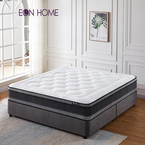 Colchón de cama de lujo de alta calidad, colchón de muelles de bolsillo, colchón de masaje de Primavera de tela de punto suave para dormir de calidad para <span class=keywords><strong>hostal</strong></span> - Product Image 1