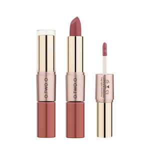 Velluto opaco lipgloss rossetto 2 in 1 cosmetici impermeabile labbra rosse make up stick bellezza naturale liquido idratante trucco lip gloss
