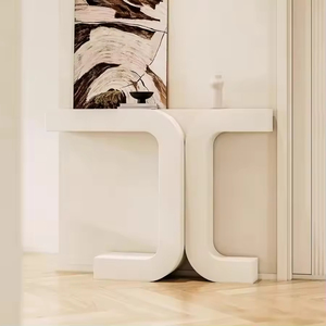 <span class=keywords><strong>Mesa</strong></span> de <span class=keywords><strong>consola</strong></span> moderna de gama alta Diseño rojo único Estilo artístico Perfecto para la decoración de la entrada de la sala de estar - Product Image 2