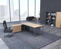 Bureau de direction de style moderne, grand bureau, bureau de direction