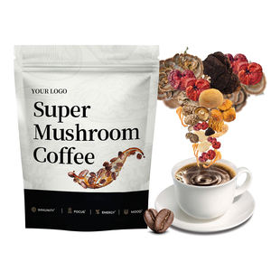 ผงกาแฟเห็ดหลินจือดำสำเร็จรูปสมุนไพรเพื่อสุขภาพ ผลิตโดย OEM สารสกัดจากเห็ดหลินจือออร์แกนิก ขายส่ง - Product Image 6