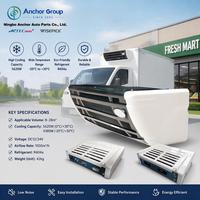 Unité de réfrigération pour camion à double évaporateur, entraînée par moteur, 12V/24V CC, AC.133.251 avec compresseur TM21 pour chaîne du froid de 8-28m³