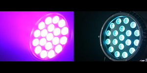 IP65 防水 LED 舞台灯 25 颗 4 合 1 SMD 25/45 °   镜头三环控制 DJ 俱乐部灯光 - Product Image 5