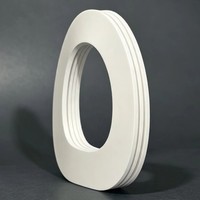 Feuille de PTFE expansé haute température résistante à la corrosion, joint souple, épaisseur 3mm/5mm, fabrication sur mesure non standard
