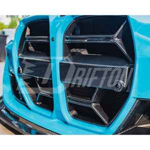 EE. UU. Parrilla delantera estilo CSL de fibra de carbono preimpregnada M3 M4 para BMW G80 G81 M3 G82 G83 M4 2020-2024 - Product Image 2