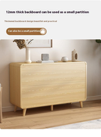 Commode de chambre moderne en bois de pin à tiroirs multiples, design durable, rangement modulaire pour usage commercial et résidentiel