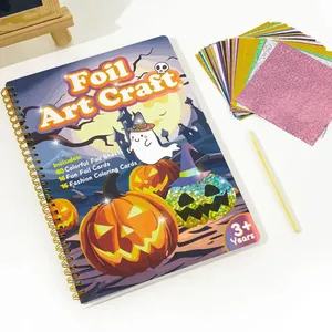 Jumon DIY Magic Transfer Painting Mini Sticker Paper Eco-friendly CMYK <b>Color</b> Kids Foil Arts Crafts Drawing Toys Set T-44 - Product Image 4