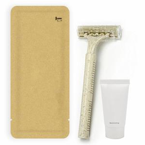 Brosse à dents en bambou biodégradable écologique, kit dentaire jetable portable, emballage en sachet de papier kraft recyclable - Product Image 1