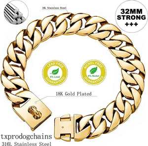 Collar de Perro de Acero Inoxidable de Lujo para Exteriores con Diseño Ecológico, Patrón a Cuadros, Personalizado, Estilo Occidental - Product Image 3