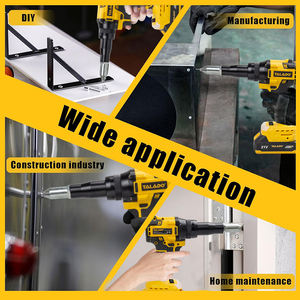 <span class=keywords><strong>Pistolet</strong></span> à rivets sans fil léger de nouvelle arrivée pour une manipulation facile et une installation de façade - Product Image 5