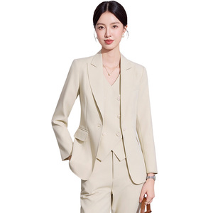 Women's Professional Three Piece Suit Set Spring Formal Polyester Anti Wrinkle - Product Image 5