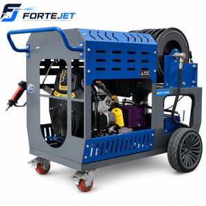 Machines de débouchage de tuyaux à pression industrielle, outil de nettoyage des égouts, nettoyeur à jet d'eau pour le nettoyage des drains - Product Image 6