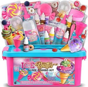 Kit para Hacer Slime Suave de Helado Toysrunner, Edades 8-13, Regalo de Cumpleaños para Niños, Incluye Componentes de Plástico y Arcilla para Manualidades - Product Image 1