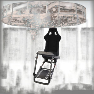 GY032 Custom <span class=keywords><strong>F1</strong></span> Sim Racing Simulator Seat Gaming Wheel Stand con <span class=keywords><strong>silla</strong></span> cómoda para jugar y competir - Product Image 3