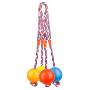 थोक पालतू पशु प्रशिक्षण बढ़ाने खुफिया ठोस रबर रस्सी गेंद कुत्ते खिलौना प्राकृतिक रबर - Product Image 6