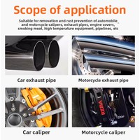 Peinture aérosol thermorésistante à séchage rapide 350 ml – Revêtement haute température pour étriers de frein de voiture