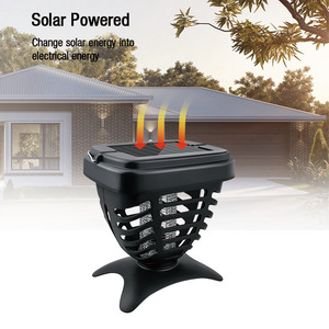 Lámpara Mata Insectos y Mosquitos 3 en 1, Eléctrica, Solar y a Pilas, Ecológica, Oferta de Fábrica - Product Image 4
