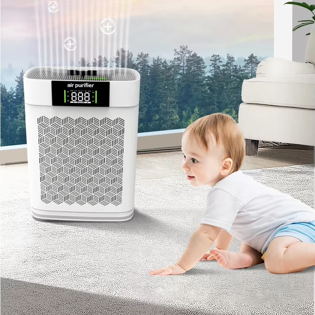Hot Selling Customized Household Electric Air Purifier Innovative Design Environmental Protection HEPA Desktop Clean Air