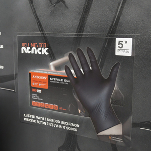 Gants de sécurité en PU avec manchette renforcée, antidérapants, épaisseur 10 mil, longueur 10 pouces, pour mécaniciens et usage industriel, rouge - Product Image 3