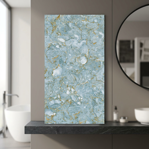 Azulejos de Porcelana Alexina con Aspecto de Mármol Acuático, 600x1200mm, Brillantes y Pulidos, para Pisos y Paredes - Product Image 3