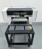 2 cabezales automáticos nuevos para impresora DTG de inyección de tinta, máquina de impresión textil de alta velocidad de una sola estación para telas, 40x50cm, con motor