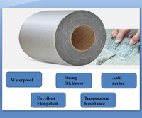 Ruban de réparation d'étanchéité en butyle de papier d'aluminium imperméable de bonne qualité