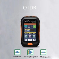 CAILI NK2800 Handheld Touch 3.5" Color LCD Fiber Optic Reflectometer 1550nm 80km OTDR SC/APC Connector for FTTx Use