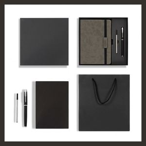 Se Aceptan Logotipos Personalizados, Aspecto Elegante, Cuaderno de Cuero Marrón, Cuaderno de Cuero PU con Impresión Personalizada, Cuadernos de PU con Bolígrafo - Product Image 4