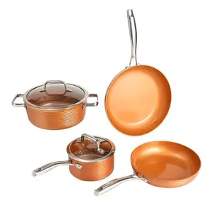 High Capacity Pot Cooking Nonstick Cookware Pots and Pans Cookware Set