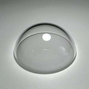 Custom AR Coated Optical Glass Dome Hemisphere Lens for <b>Security</b> <b>Camera</b> & Industrial Sensor - Product Image 1