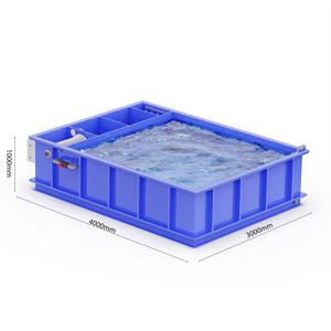 מערכת גידול דגי קוי בבריכת גינה ביתית, מסנן תוף, מסנן מדיה ביולוגי, אקווריום, מיכל דגים, פוליפרופילן בדרגת מזון, כחול - Product Image 6