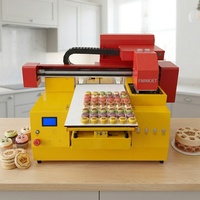 Imprimante à jet d'encre multifonctionnelle automatique A3 PRO de haute qualité et à vitesse rapide pour gâteaux, bonbons, biscuits, chocolat, étiquettes plates, imprimante alimentaire