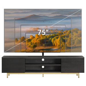 Meuble TV BIEN pour téléviseur de <span class=keywords><strong>68</strong></span> pouces avec portes spéciales et pieds en acier pour salon - Product Image 4