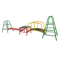 Equipo de Entrenamiento Físico para Niños, de Metal, para Exteriores, Marca KANGYA O01, de Alta Calidad, con Capacidad de 100-500 kg, para 5-10 Personas