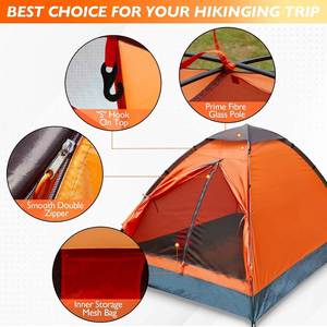 Tente de camping entièrement automatique en tissu polyester super léger pour l'extérieur - Product Image 4
