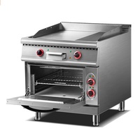 Solusi Satu Atap Peralatan Dapur Restoran Cepat Saji Komersial Kompor Gas/Listrik Griddle Oven Penggorengan Boiler