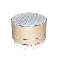 Haut-parleur Bluetooth promotionnel extérieur moderne en métal durable, étanche, avec basses stéréo puissantes, portable, compatible TF/USB, idéal pour la maison ou comme cadeau