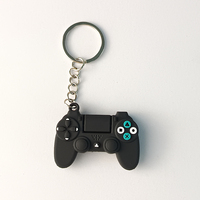 Vente chaude Mignon Gamepad Joystick Porte-clés PVC En Caoutchouc Mini Contrôleur pour Sacs Voitures Suspendu Polyvalent Porte-clés pour les Amoureux du Jeu