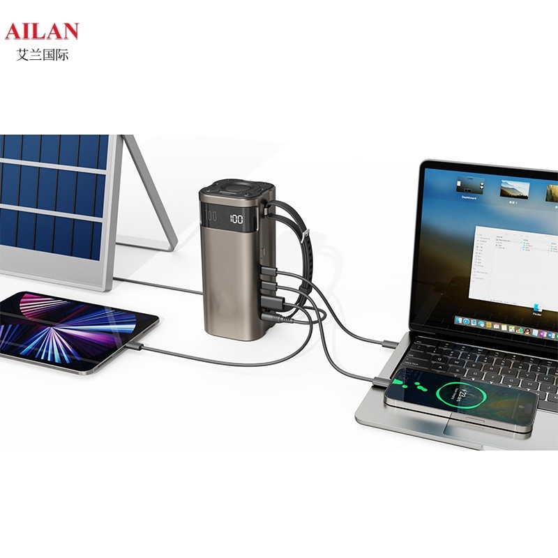Factory Supply Fast Charging Portable Power Station 130Wh Portable Home Power Stations for Laptop and Mobile Phone