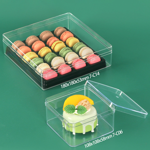 Boîte à Tiramisu Transparente SUNSHING de Qualité Alimentaire, Grandes Boîtes à Gâteau en Acrylique Transparentes, Boîtes à Dragées de Mariage, Boîtes à Chocolats et Biscuits - Product Image 1