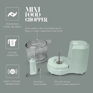 Cutter Mixer Food Processor 100W Ginger Garlic Press Mincer Chopper Nutmeg Wasabi Grater Zester