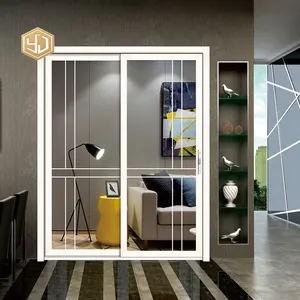 Puerta Corredera Impermeable de Aleación de <span class=keywords><strong>Aluminio</strong></span> de Estilo Tradicional para Entrada de Balcón de Hotel con Superficie Acabada al por Mayor - Product Image 4