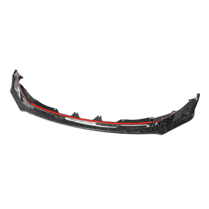 Bumper depan gaya V serat karbon tempa kering untuk BMW M3 G80 4 pintu G82 G83 2 pintu 2021 + G80 M3 bibir Bumper depan - Product Image 3