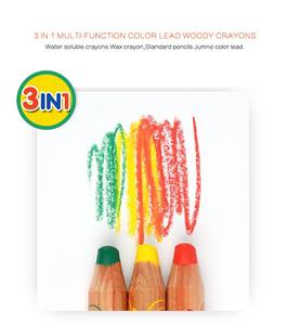 Crayons en bois écologiques personnalisés, crayons <span class=keywords><strong>de</strong></span> couleur à l'eau, crayons <span class=keywords><strong>de</strong></span> <span class=keywords><strong>cire</strong></span>, ensemble <span class=keywords><strong>de</strong></span> crayons avec boîte - Product Image 5