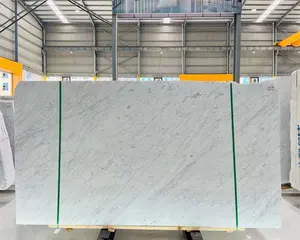 For floor tiles, Kitchen Countertops and Vanity Tops Polished Carrara White Marble Slabs And Tiles